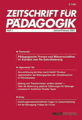 Zeitschrift für Pädagogik 1/2021