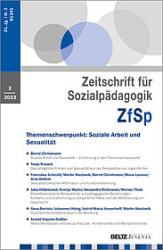 Zeitschrift für Sozialpädagogik 2/2023