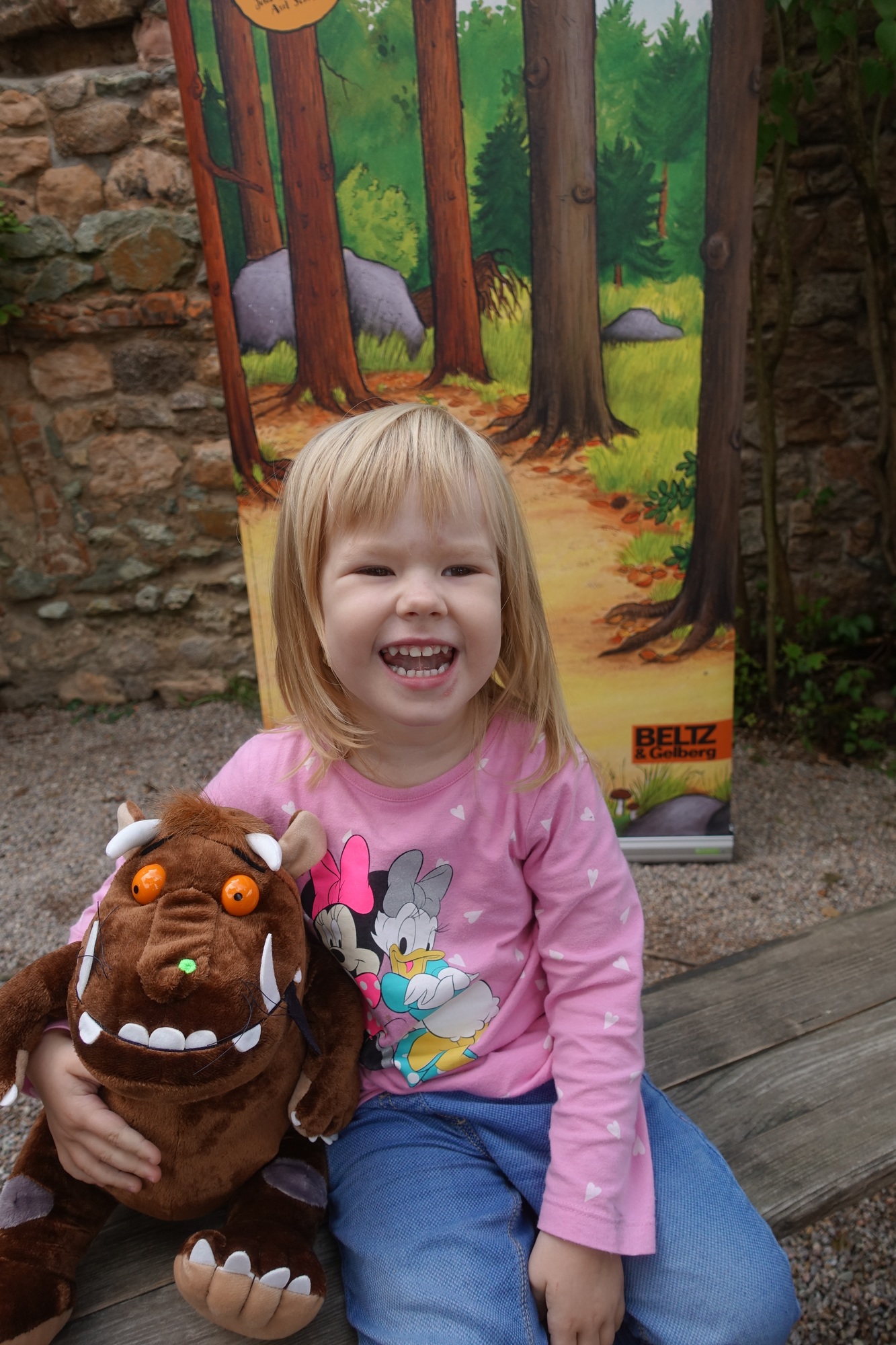 Mathilda beim Grüffelo-Fest in Weinheim