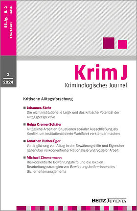 Kriminologisches Journal 2/2024
