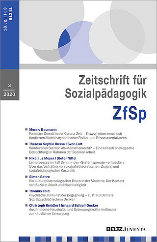 Zeitschrift für Sozialpädagogik 3/2020