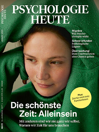 Psychologie Heute 1/2024: Die schönste Zeit: Alleinsein