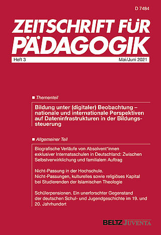 Zeitschrift für Pädagogik 3/2021