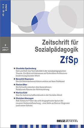 Zeitschrift für Sozialpädagogik 2/2017