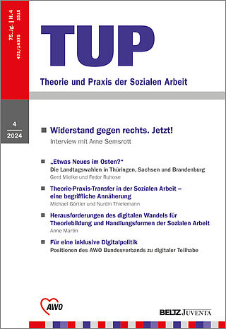 Theorie und Praxis der sozialen Arbeit 4/2024