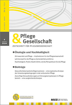 Pflege & Gesellschaft 4/2024