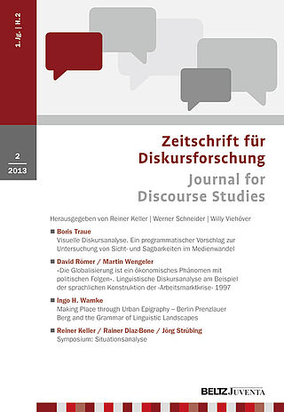 Zeitschrift für Diskursforschung 2/2013