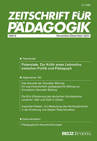 Zeitschrift für Pädagogik 6/2024