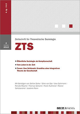 Zeitschrift für Theoretische Soziologie 2/2015