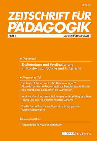 Zeitschrift für Pädagogik 1/2025