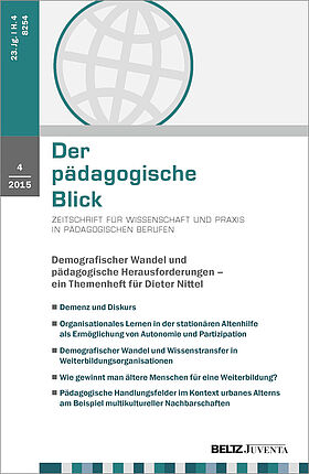 Der pädagogische Blick 4/2015