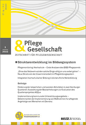 Pflege & Gesellschaft 1/2022