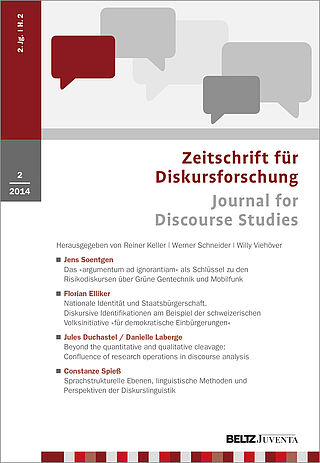 Zeitschrift für Diskursforschung 2/2014