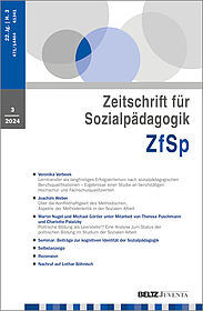 Zeitschrift für Sozialpädagogik 3/2024