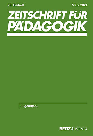 Zeitschrift für Pädagogik 70.Beiheft 2024: Jugend(en)