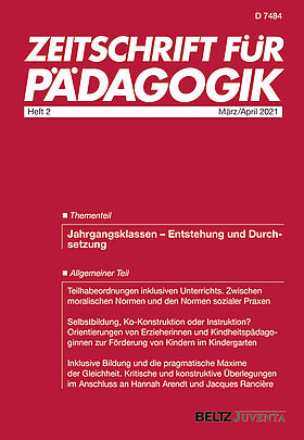 Zeitschrift für Pädagogik 2/2021