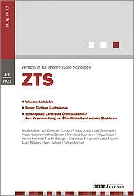 Zeitschrift für Theoretische Soziologie 1-2/2022
