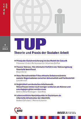 Theorie und Praxis der sozialen Arbeit 4/2014