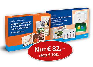 »Experimente mit Aha-Effekt in der Kinder- und Jugendlichenpsychotherapie« und »Kreative Techniken für die Kinder- und Jugendlichenpsychotherapie«