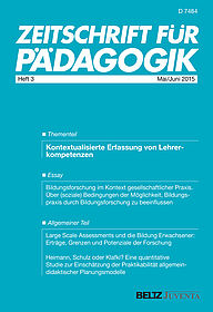 Zeitschrift für Pädagogik 3/2015