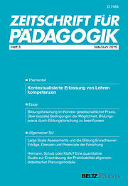 Zeitschrift für Pädagogik 3/2015