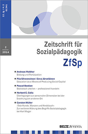 Zeitschrift für Sozialpädagogik 2/2014