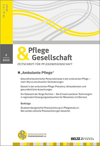 Pflege & Gesellschaft 2/2023