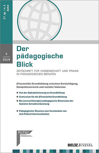 Der pädagogische Blick 2/2019