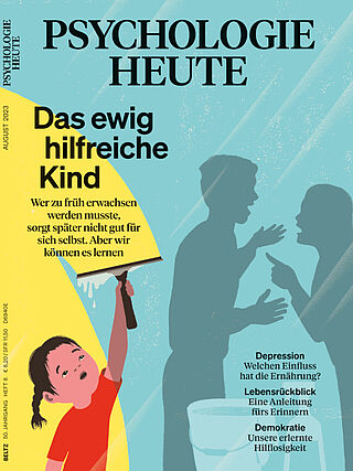 Psychologie Heute 8/2023: Das ewig hilfreiche Kind