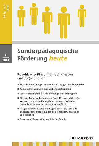 Sonderpädagogische Förderung 3/2014