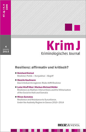Kriminologisches Journal 4/2015