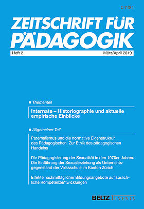 Zeitschrift für Pädagogik 2/2019