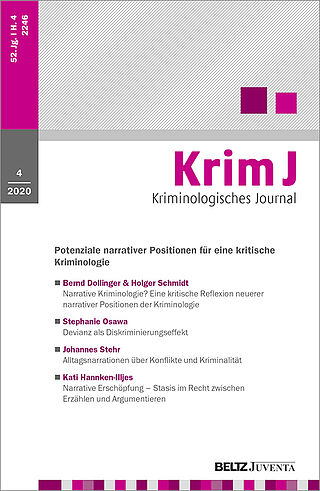 Kriminologisches Journal 4/2020