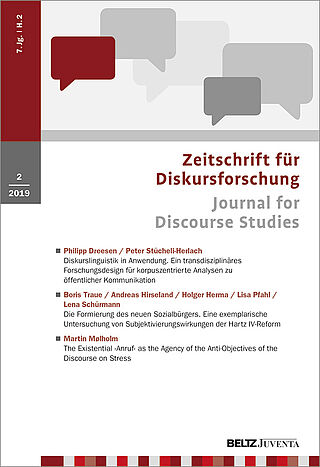 Zeitschrift für Diskursforschung 2/2019