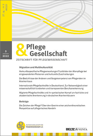 Pflege & Gesellschaft 3/2022