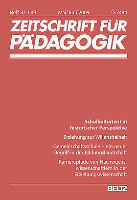 Zeitschrift für Pädagogik 3/2009