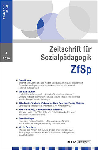 Zeitschrift für Sozialpädagogik 4/2020