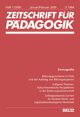 Zeitschrift für Pädagogik 1/2009