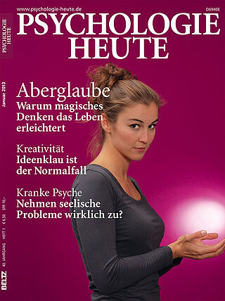 Psychologie Heute 1/2013: Aberglaube