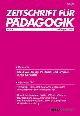 Zeitschrift für Pädagogik 4/2014
