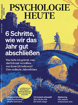 Psychologie Heute 1/2025: 6 Schritte, wie wir das Jahr gut abschließen