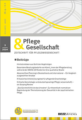 Pflege & Gesellschaft 3/2024