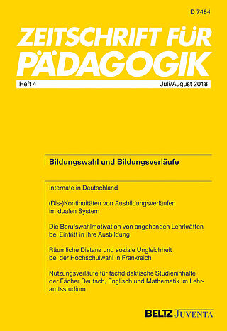 Zeitschrift für Pädagogik 4/2018