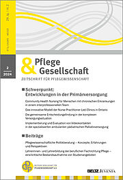 Pflege & Gesellschaft 2/2024