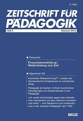 Zeitschrift für Pädagogik 3/2010