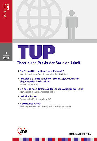 Theorie und Praxis der sozialen Arbeit 1/14