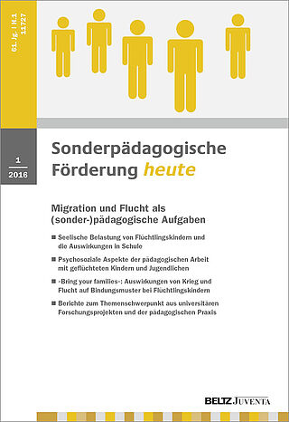 Sonderpädagogische Förderung 1/2016