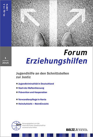 Forum Erziehungshilfen 1/2015