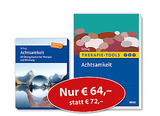 »Achtsamkeit. 60 Übungskarten« und »Therapie-Tools Achtsamkeit«