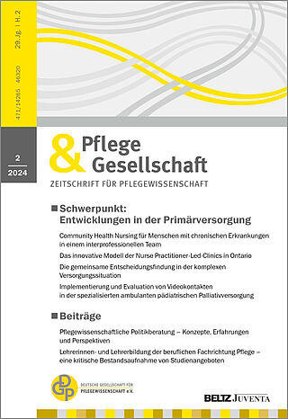 Pflege & Gesellschaft 2/2024